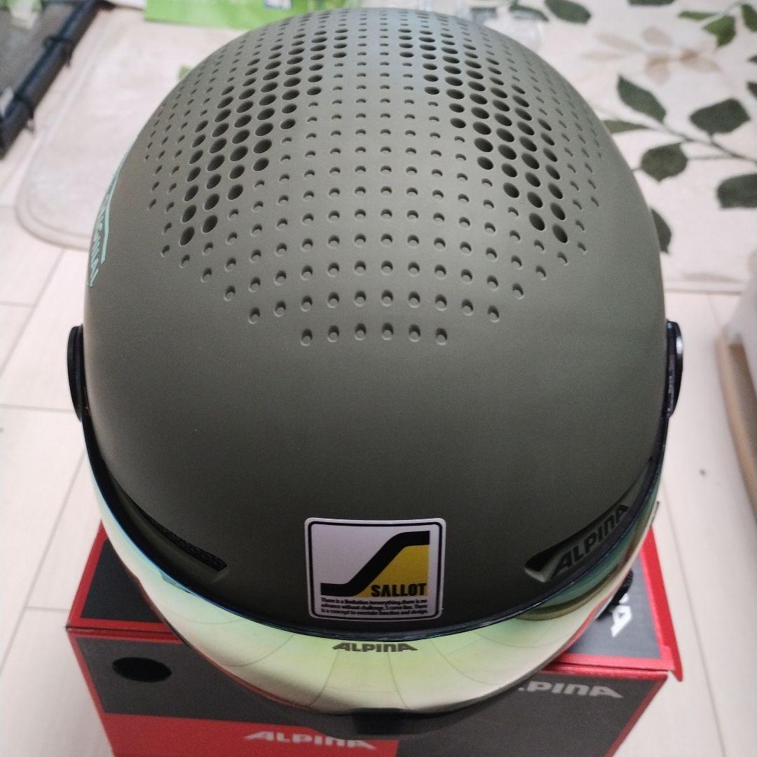 ALPINA(アルピナ) スキースノーボードバイザーヘルメット ミラーバイザー