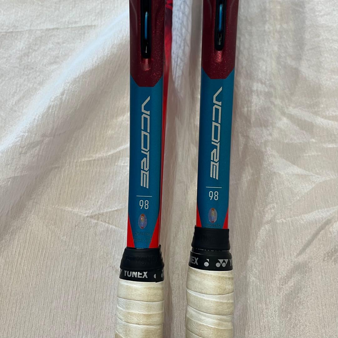【2本セット】 YONEX VCORE 98 2021 G2 硬式テニスラケット