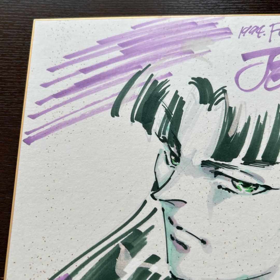 JET 直筆イラスト入りサイン色紙