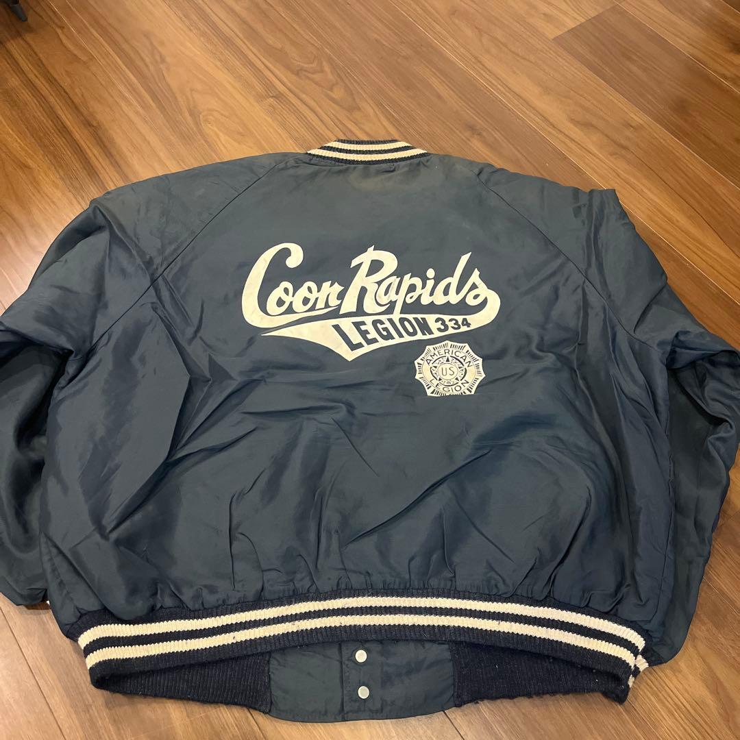 Vintage BUTWIN 80s/ヴィンテージジャケット/XXLネイビー