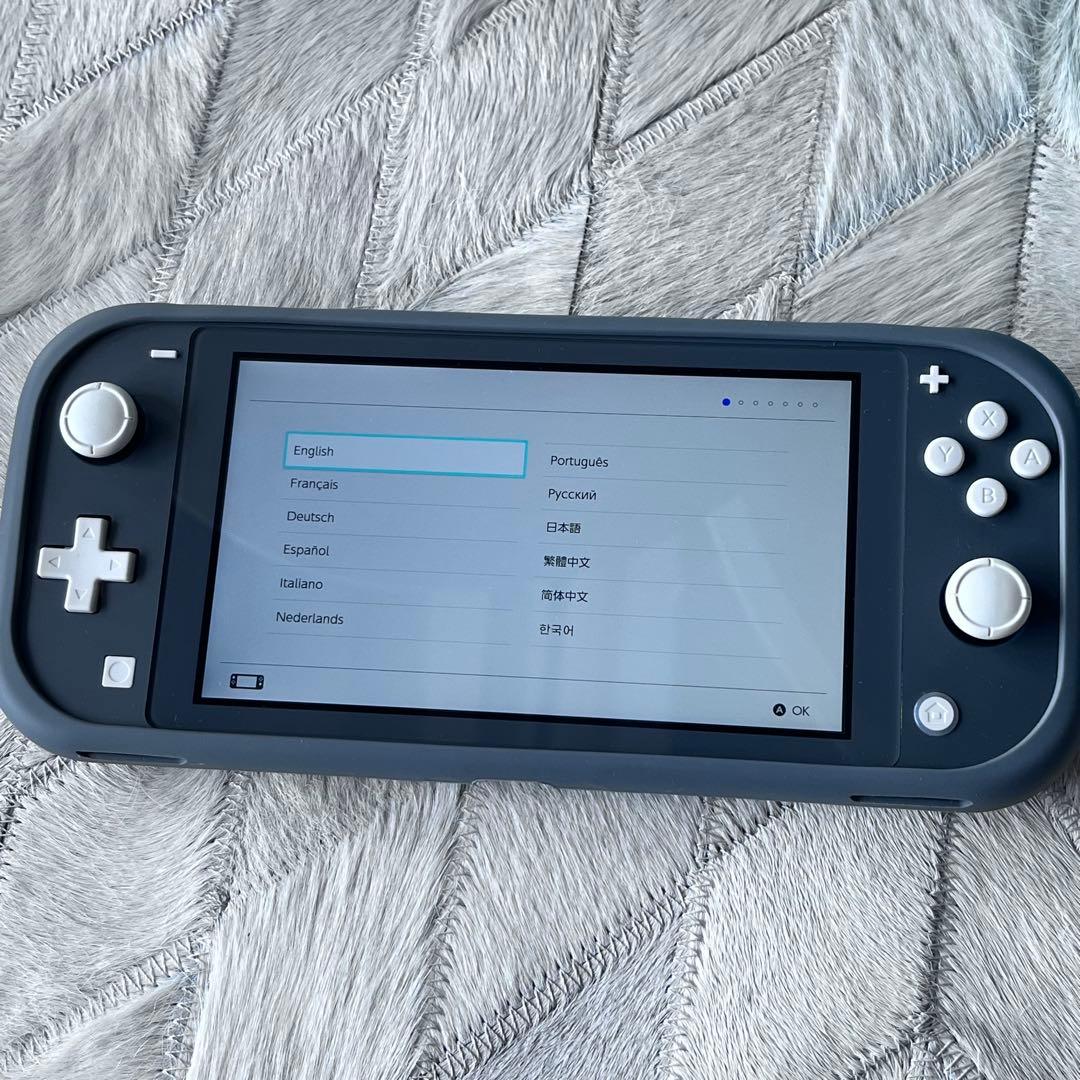 美品！動確済Nintendo Switch Lite グレー