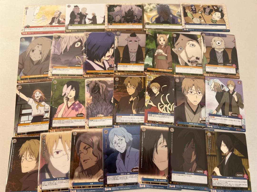 希少　プリズムコネクト　夏目友人帳　セット　ホロ　金箔サイン　色々　美品