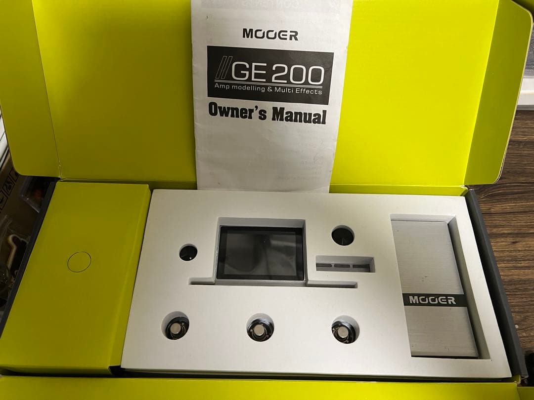 即発送 MOOER GE200 箱説明書 純正アダプターセット