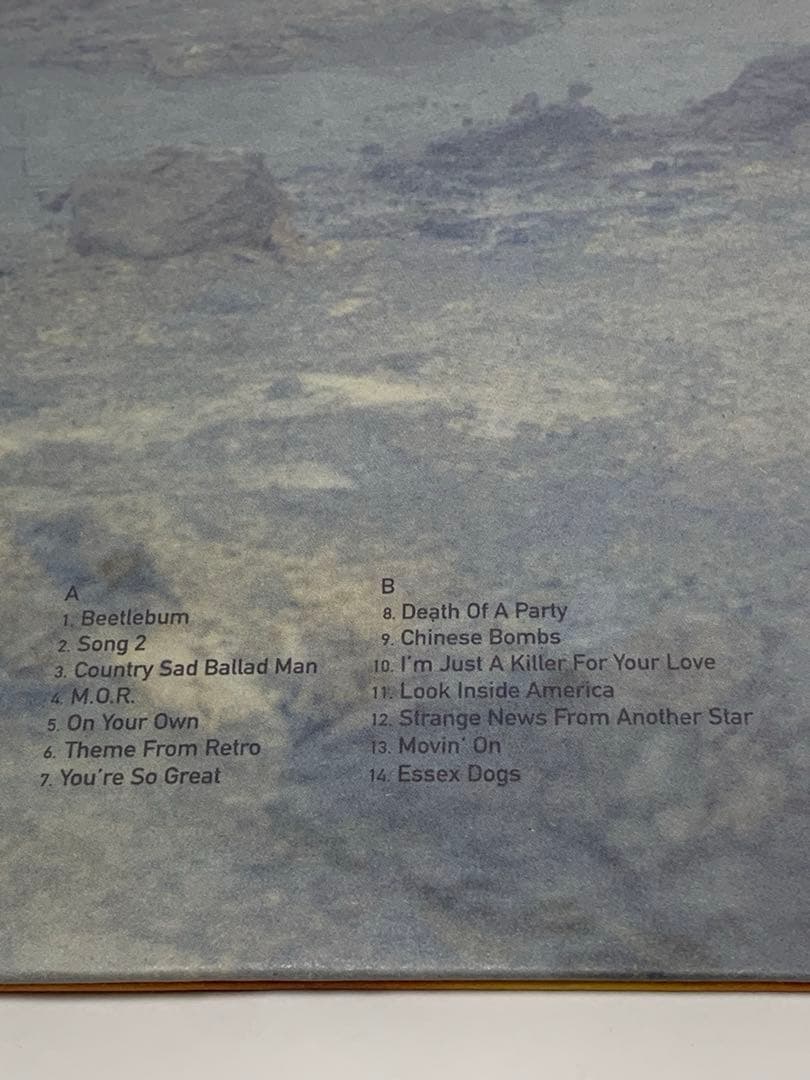 1997年　blur 5thアルバム「blur」 レコード