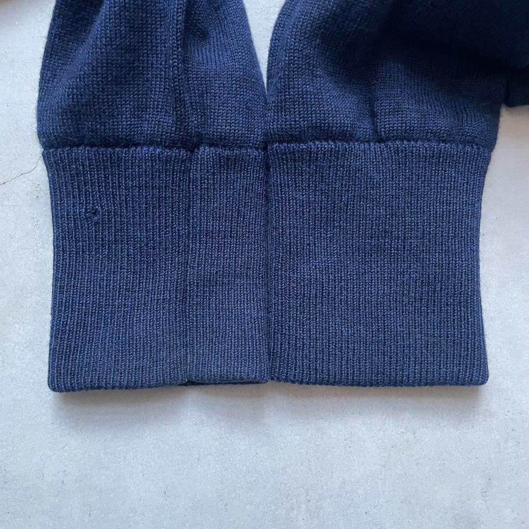 BEAMS GOLF ビームスゴルフ アンゴラウールニット ダブルジップブルゾン