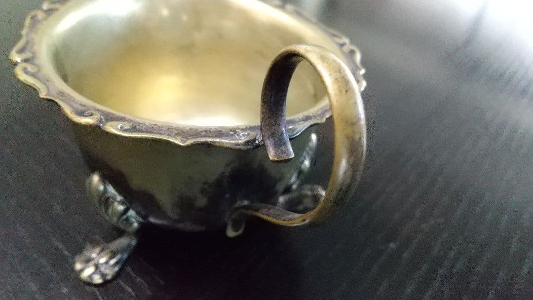 アンティーク　シュガーポット　スプーン ミルクジャグ　マドラー立て…