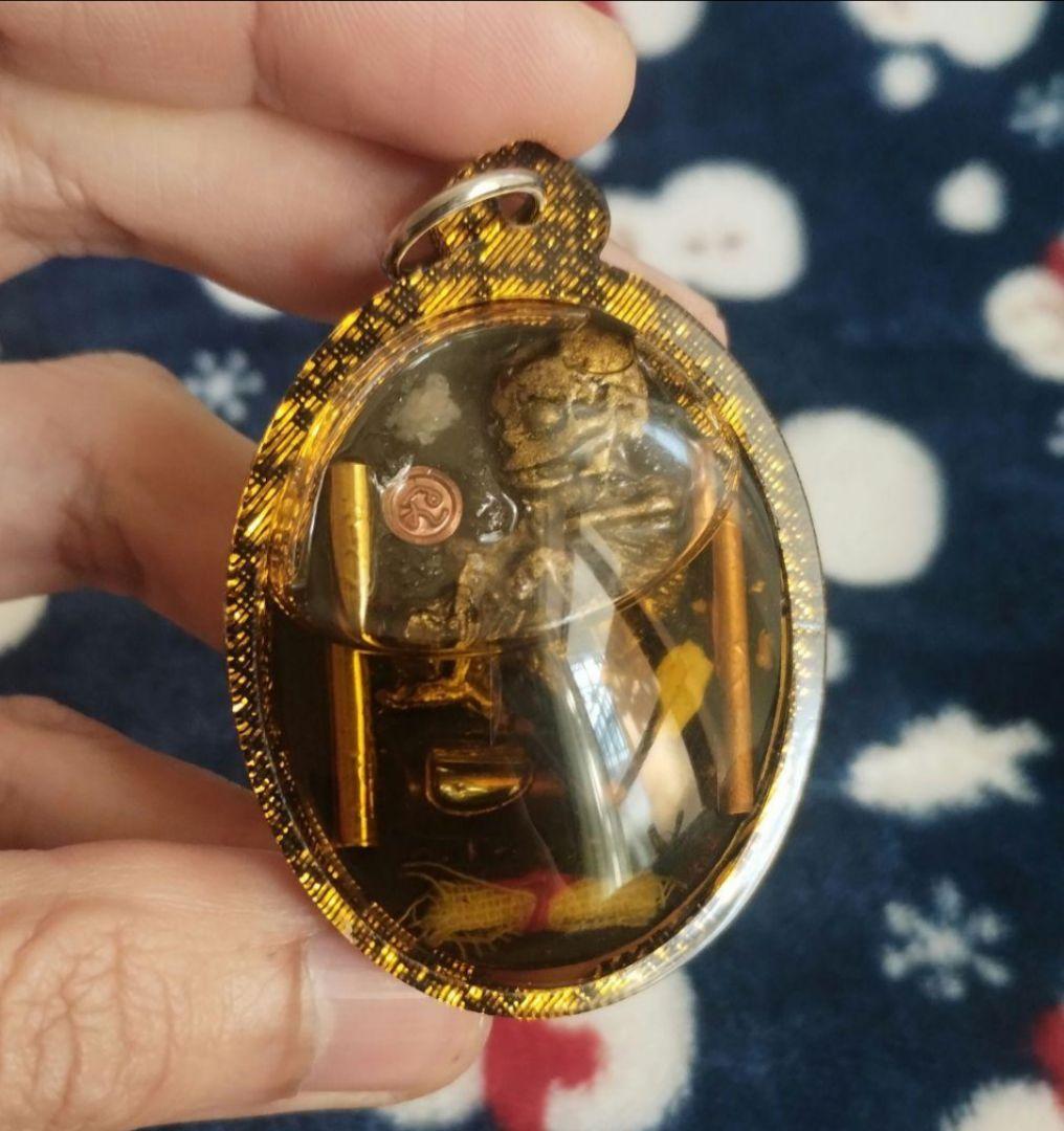 プラクルアン　お守り　招福童子クマーントーンルックロック　　幸運　金運　富　愛