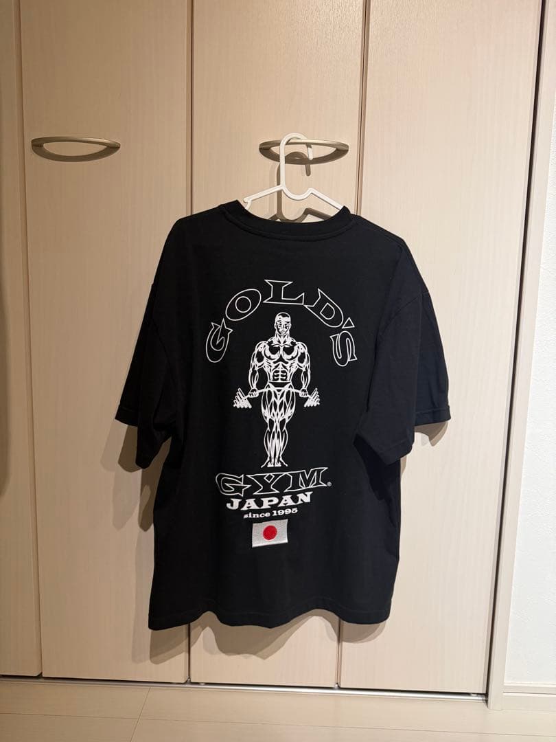 ゴールドジムTシャツJAPAN３０周年記念限定 ブラックTシャツ M