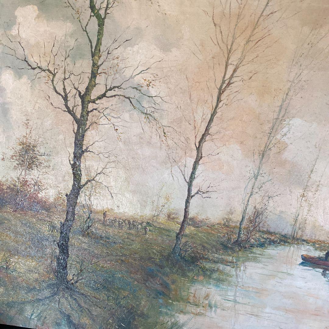 大きな油絵★風景画★送料込み