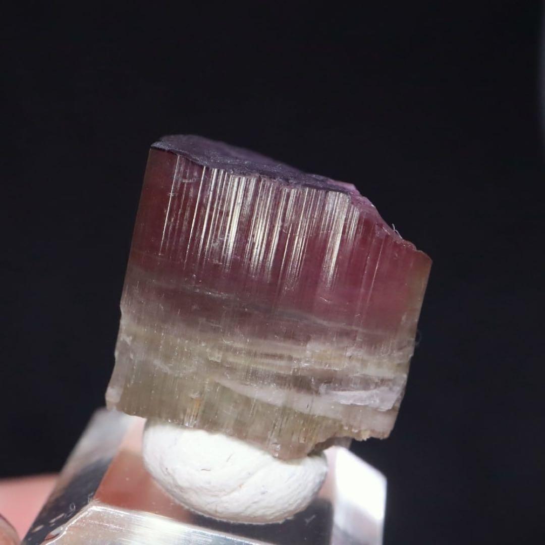 バイカラートルマリン 電気石 5.5g T766 天然石　原石　パワーストーン