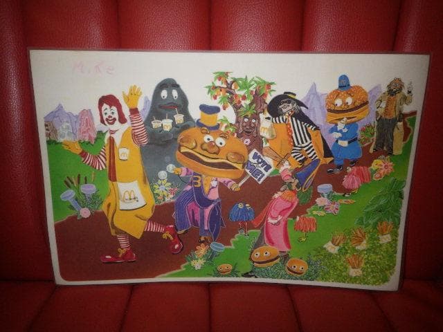 70’S★McDonald's★壁掛け★ポスター★43★ビンテージ★マクドナルド