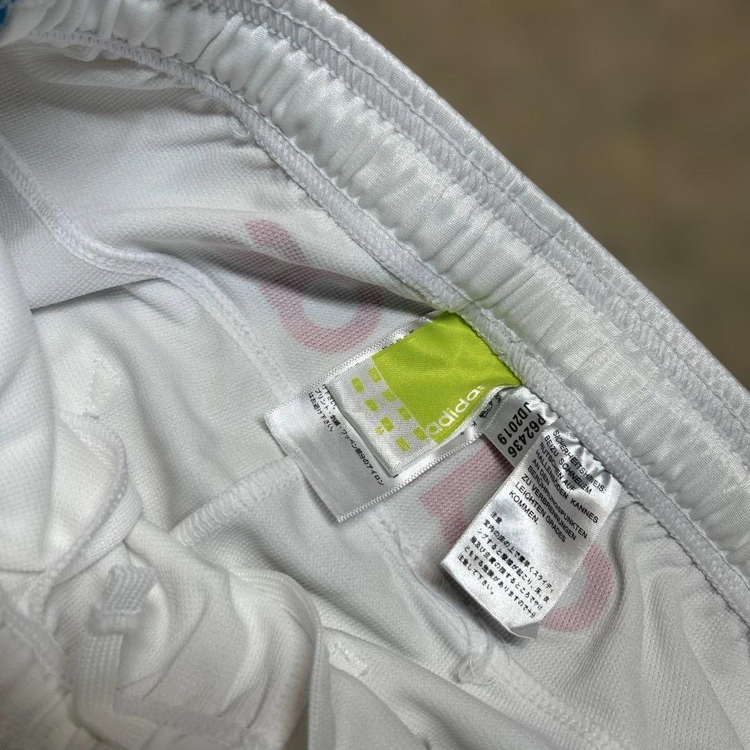 adidas ジャージ上下セット ホワイト ストライプ