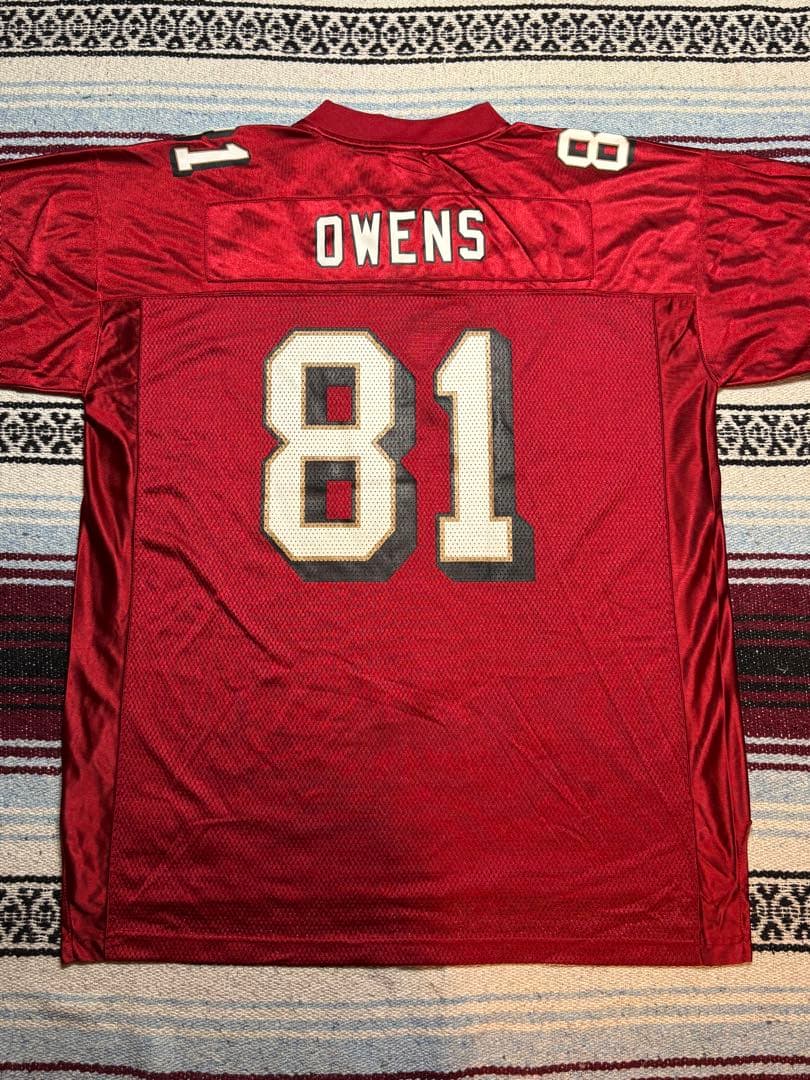 ！古着　サンフランシスコ・49ers OWENS 81番ジャージ　XL