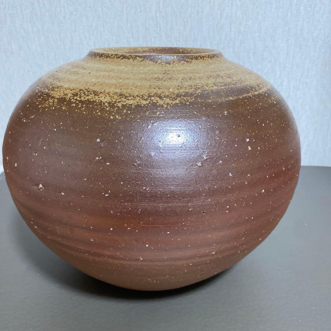 備前焼 本山和泉作 花瓶