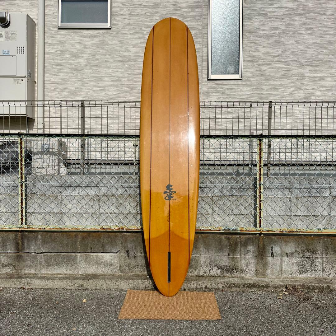 気サーフボード 9’5 フライングカーペット 櫛本シェイプ ロングボード 美品