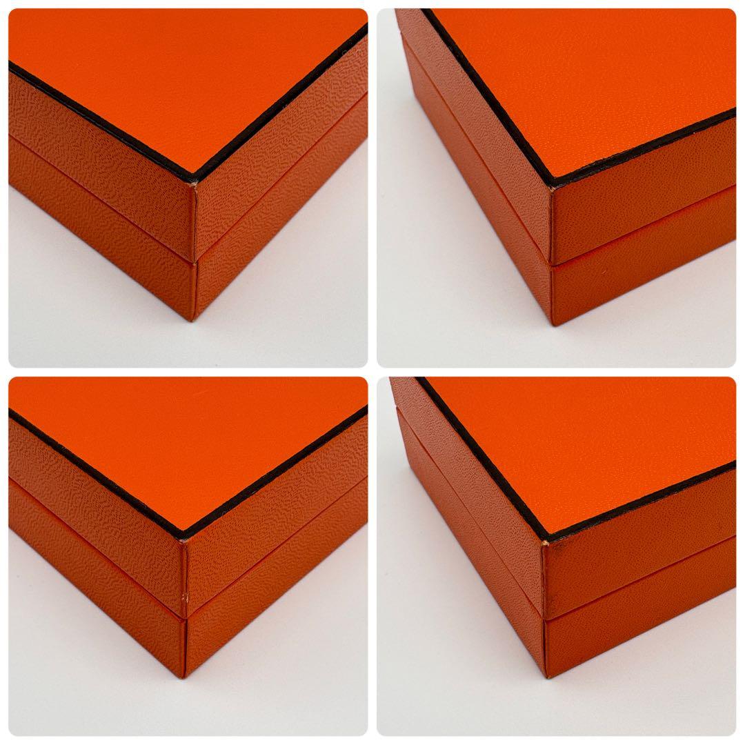HERMES 空箱のみ ギフトBOX オレンジ 袋付き ショッパー 長方形