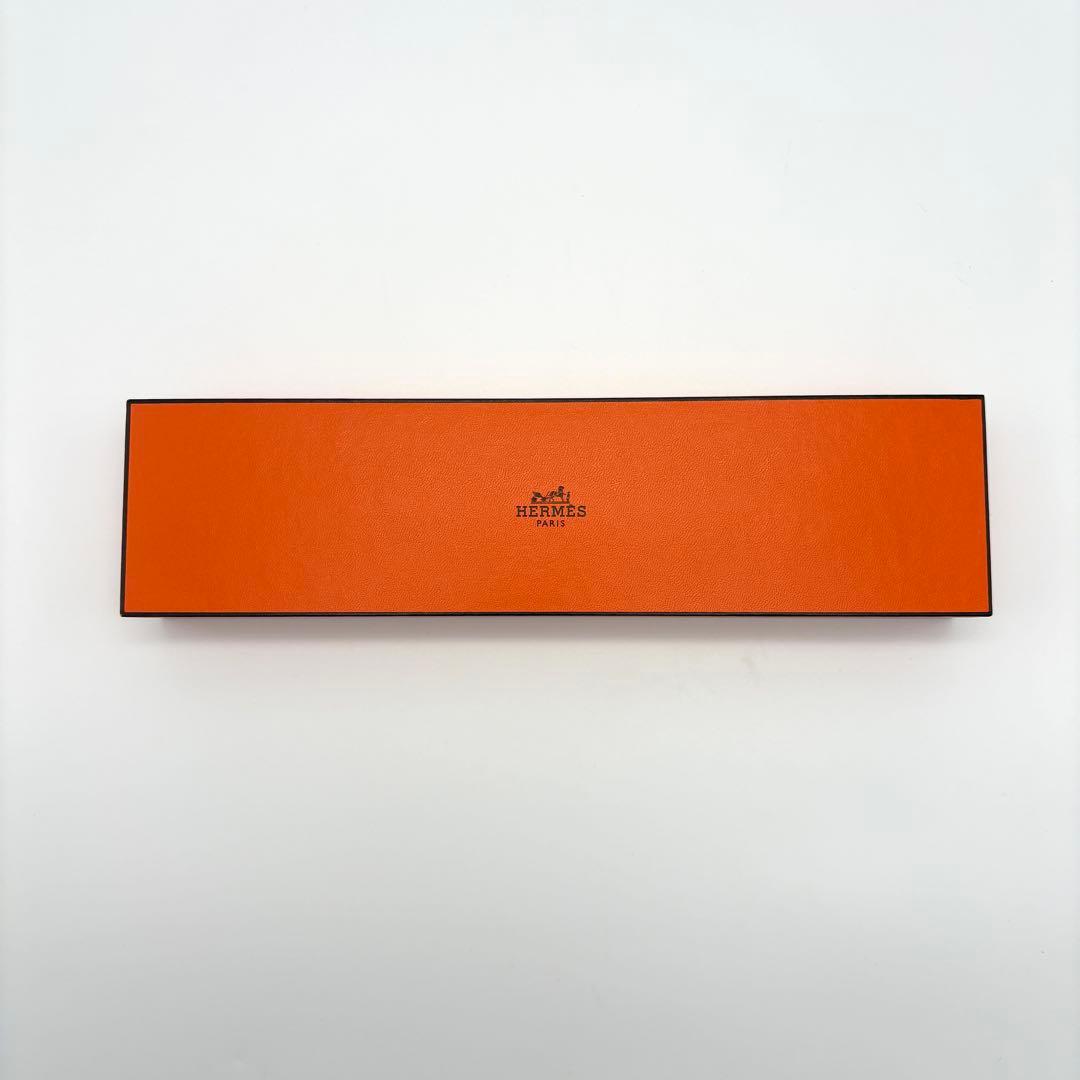 HERMES 空箱のみ ギフトBOX オレンジ 袋付き ショッパー 長方形