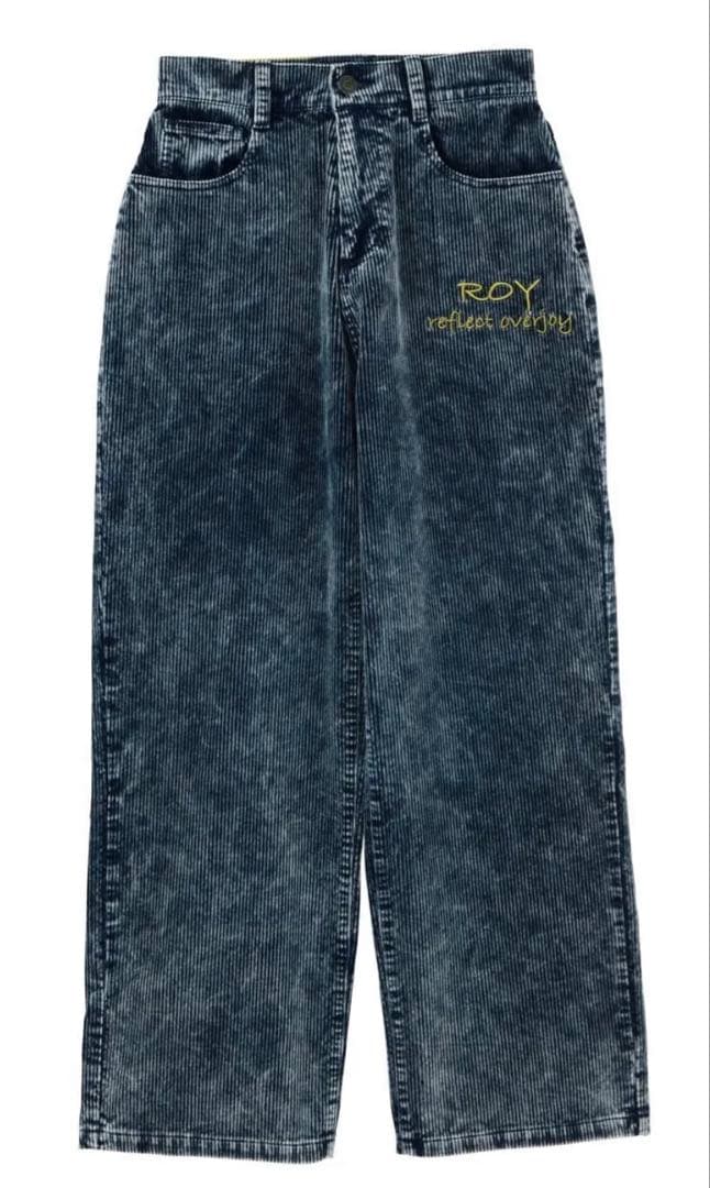 LiSA コーデュロイパンツ ネイビー ROY reflect overjoy
