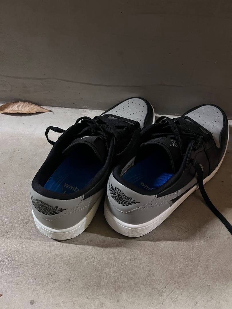 Nike Air Jordan 1 Low ブラック/グレー　ゴルフシューズ