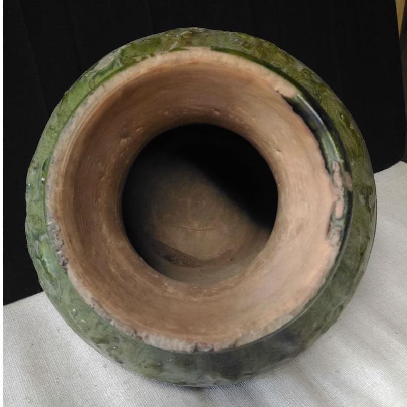 c194 中国 漢 緑釉 壺 漢時代 中国古玩