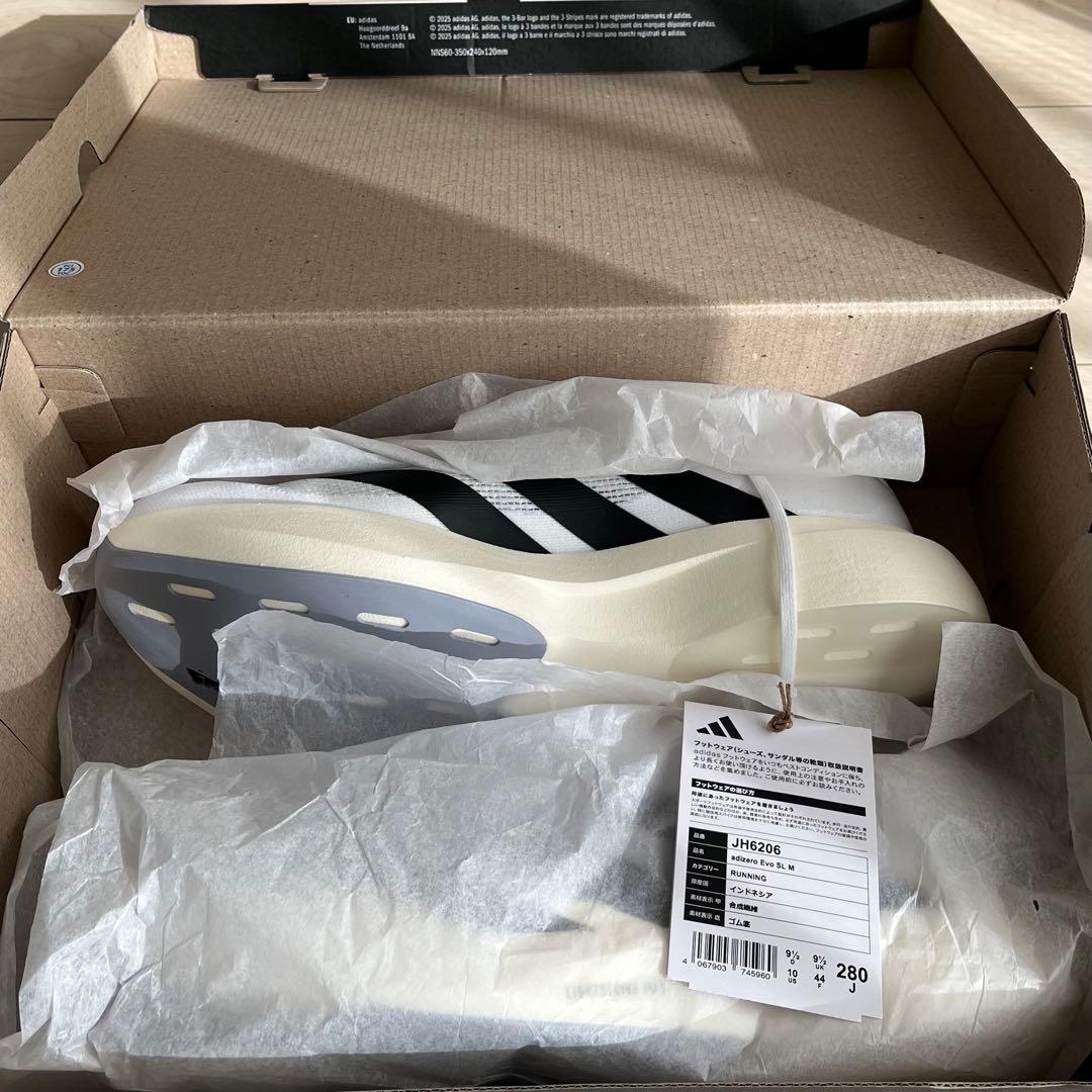 【新品】ADIDAS EVO SL 28.0cm FTWWHT/CBLACK