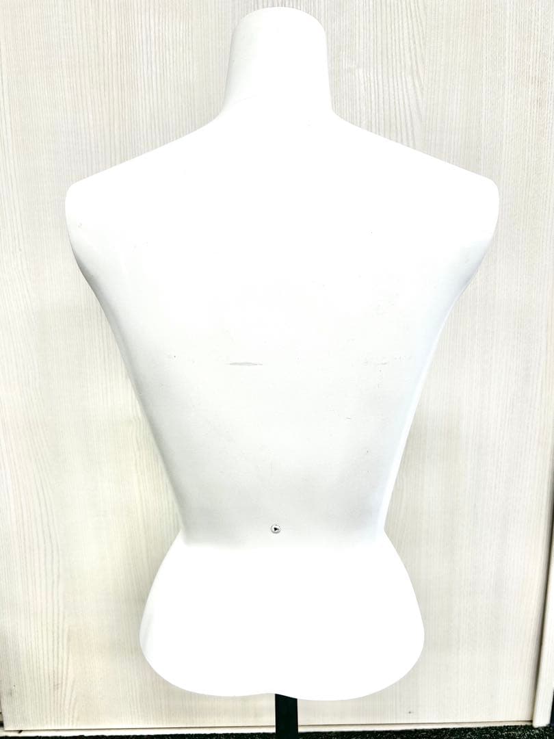 【美品】 婦人 卓上トルソー 半身トルソー マネキン ホワイト 腕なし