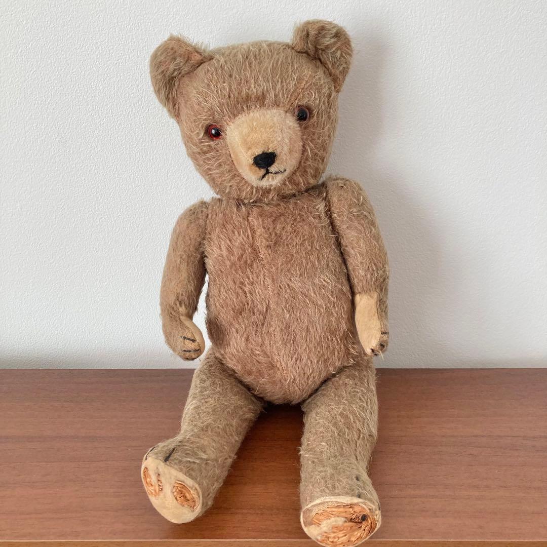 アンティークベア　テディベア　ミルクティー　ドイツ　ヴィンテージ