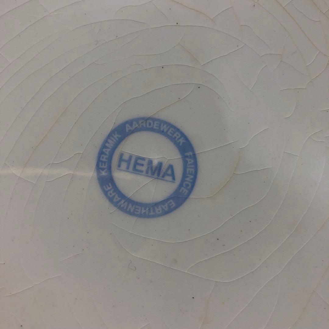 オランダHEMAアンティーク三段ティーカッププレート飾りスタンドビンテージ陶器