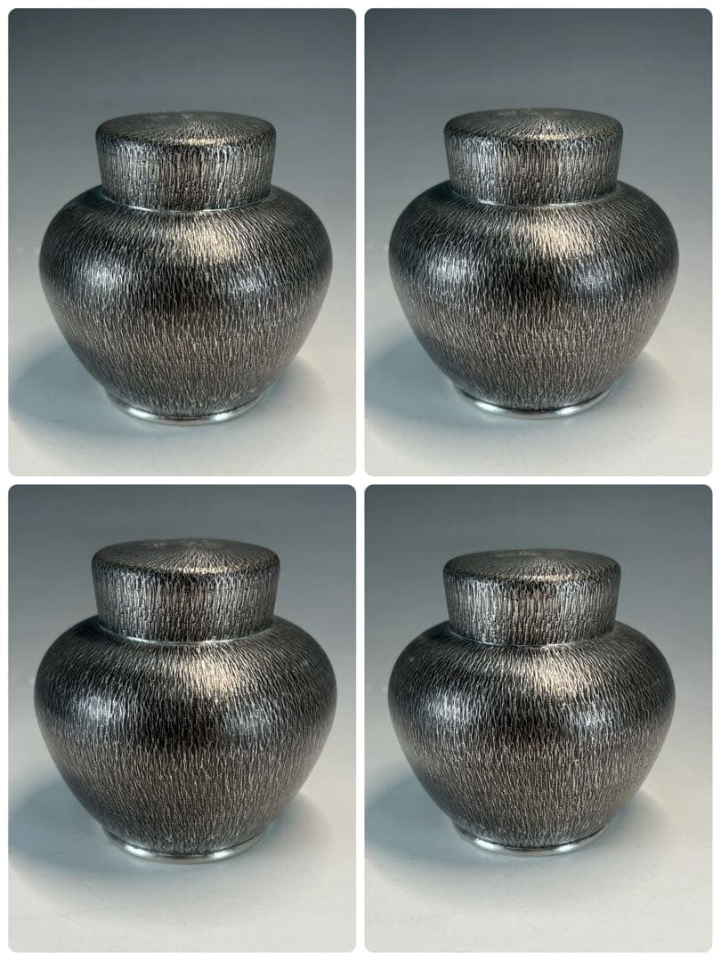 【中古品】錫製　茶壷