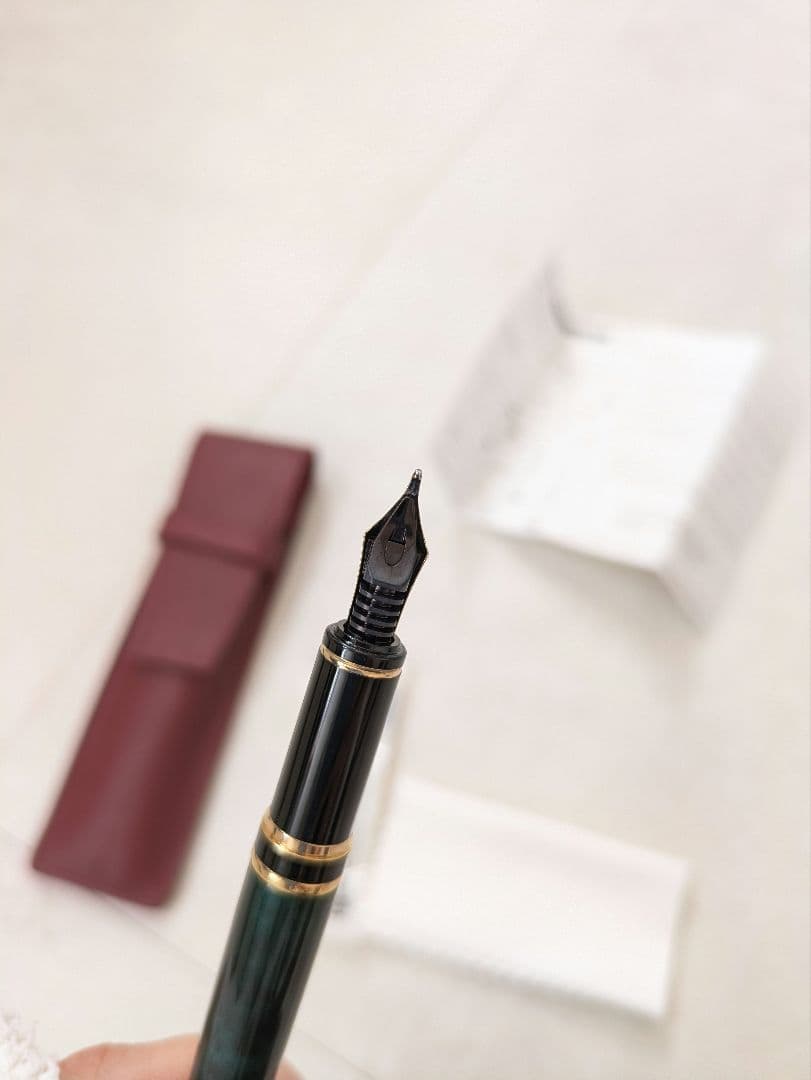 パイロット万年筆グランセ　マーブルグリーン廃盤　PILOT　14K 14金