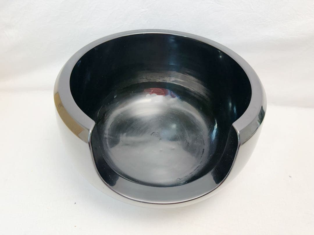 ほぼ未使用 茶道具 月松斎 黒真塗 面取風炉 土風炉 五徳 前瓦 敷板 底瓦共箱