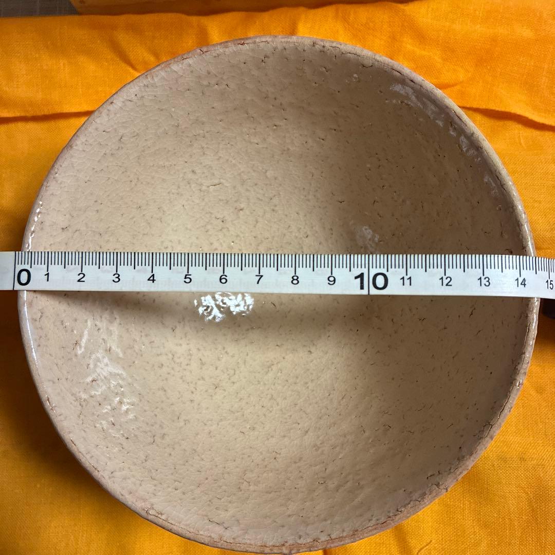 未使用品　茶道具　萩焼　茶碗　大谷桂仙　共箱　陶芸　抹茶　茶会　稽古