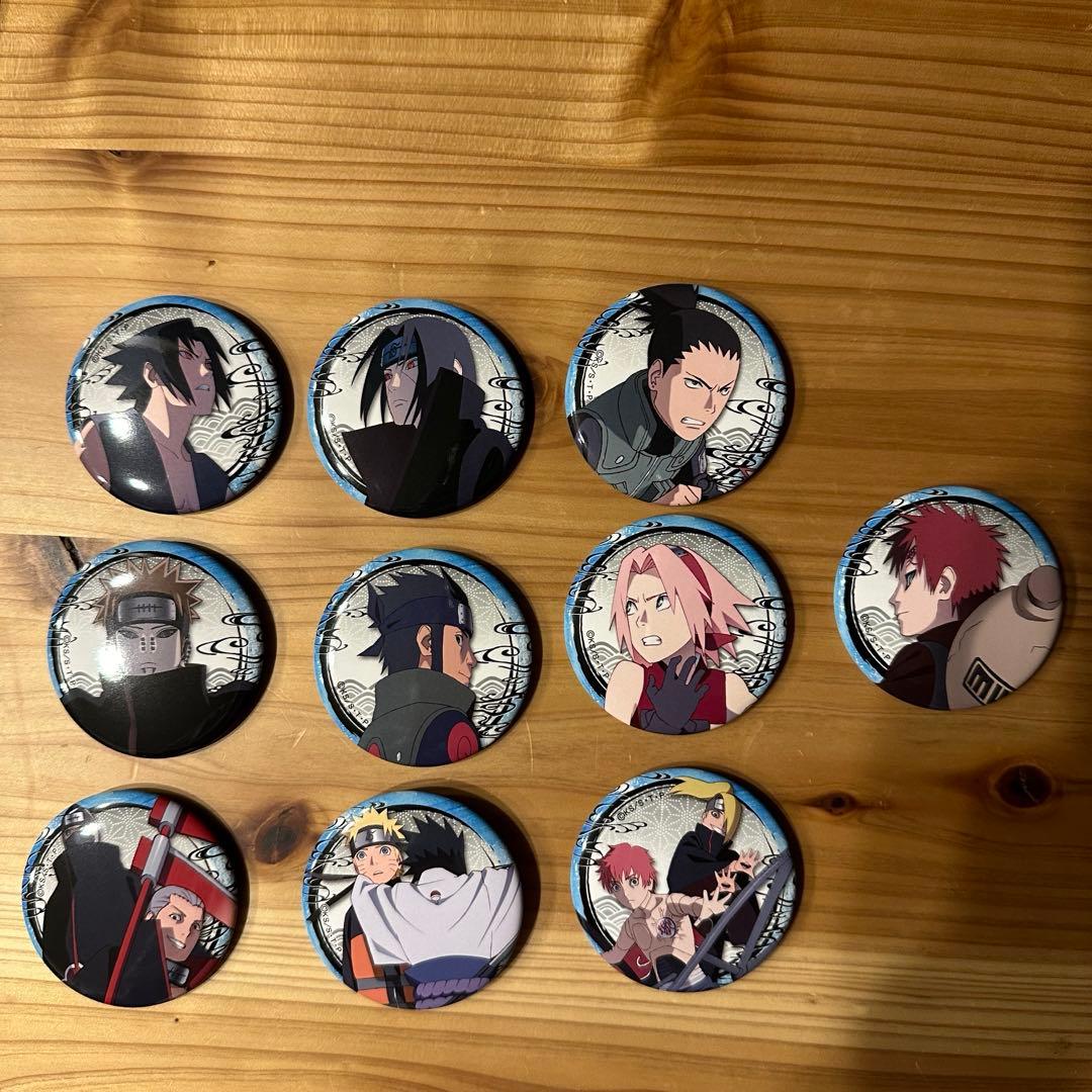 NARUTO 20周年記念缶バッジ　コンプセット
