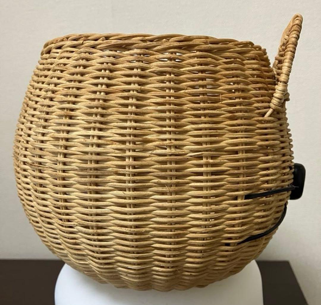 キティ　かご小物入れ　キティ籠　昭和レトロ　キティレア　キティちゃんレトロ