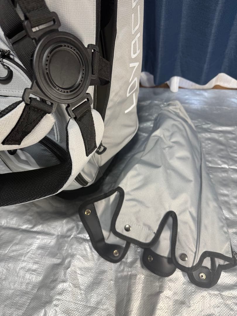 新品 LOVACE 14分割 スタンド キャディバッグ ゴルフ バッグ グレー