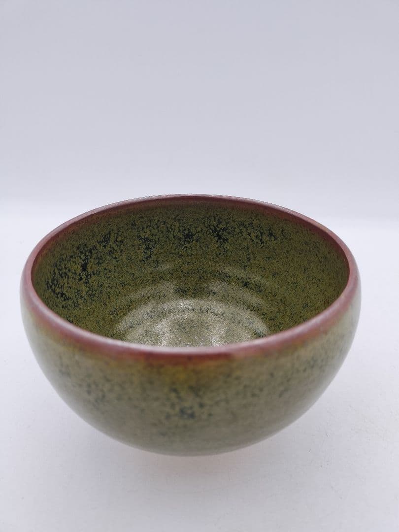 c513 天目茶碗 藤原恭介 木箱 茶道具 古物　藤原啓