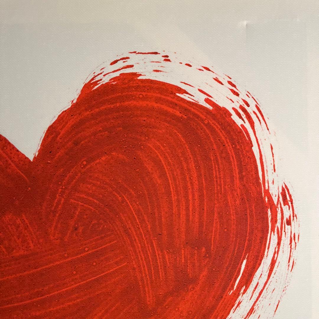 キャンバス プリントアート ハート 絵画 額付 インテリア