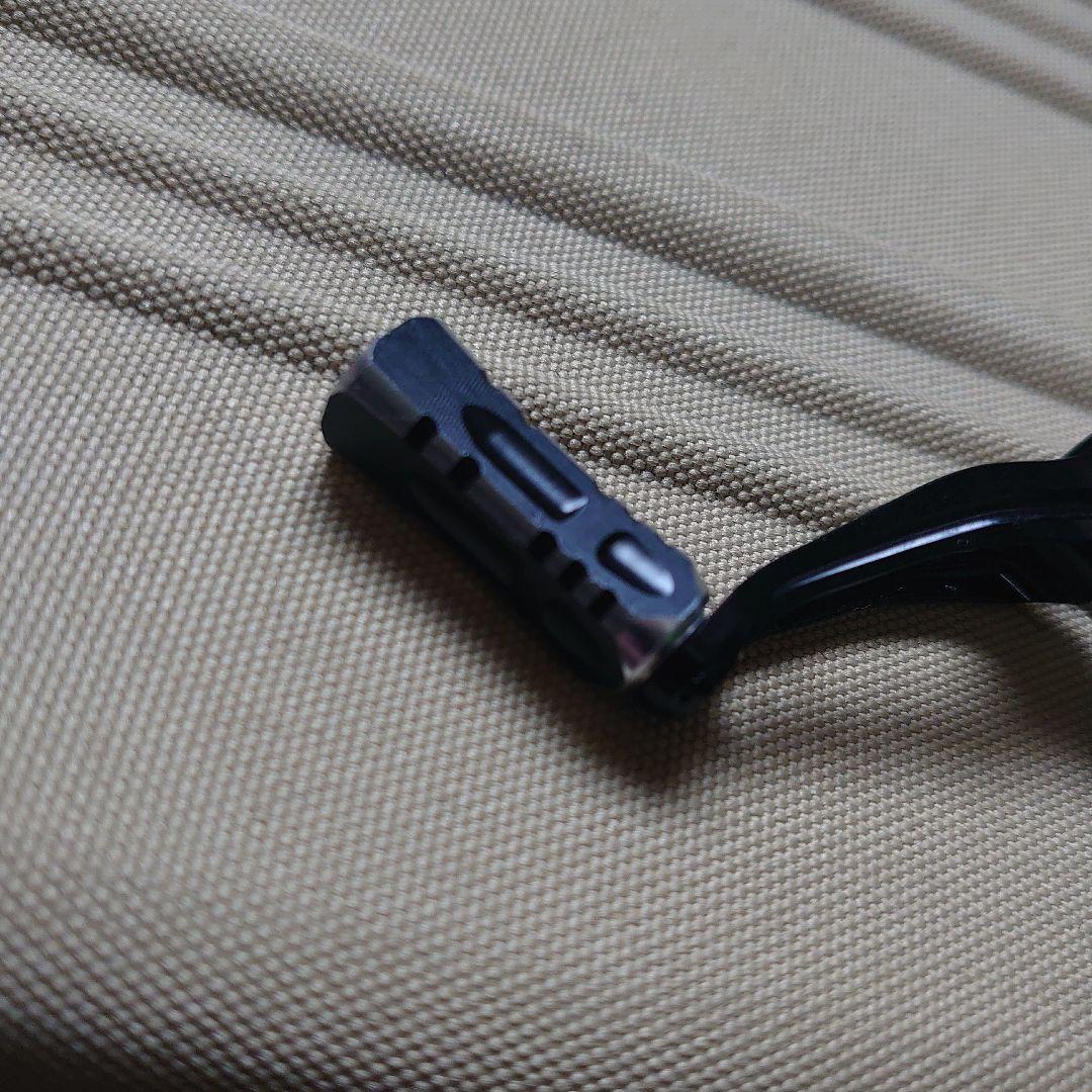 シマノ用 シングルハンドル軽量ハンドル ブラックシルバー ステラ ヴァンキッシュ