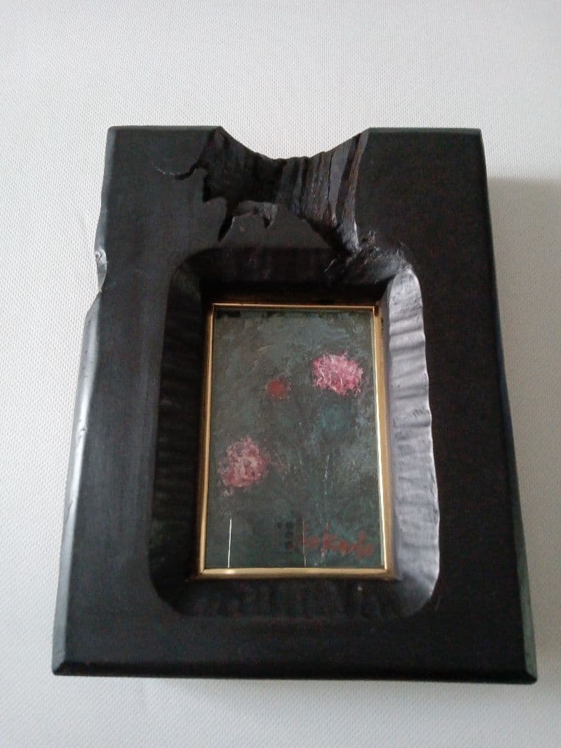 坂野昭文作　絵画あざみ