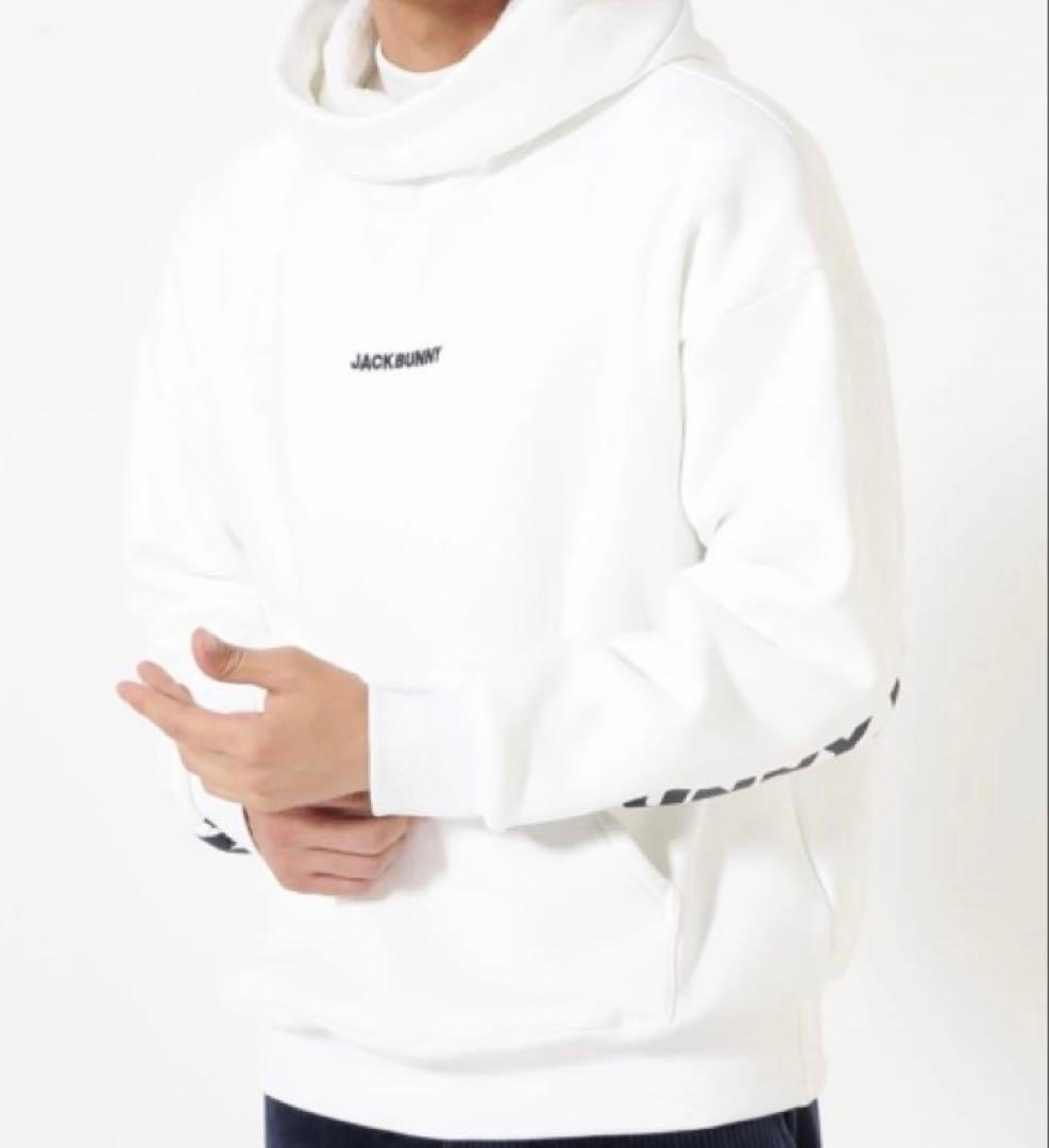 新品 ジャックバニー KARUISHI 裏フリースフーディ(4)サイズM/白
