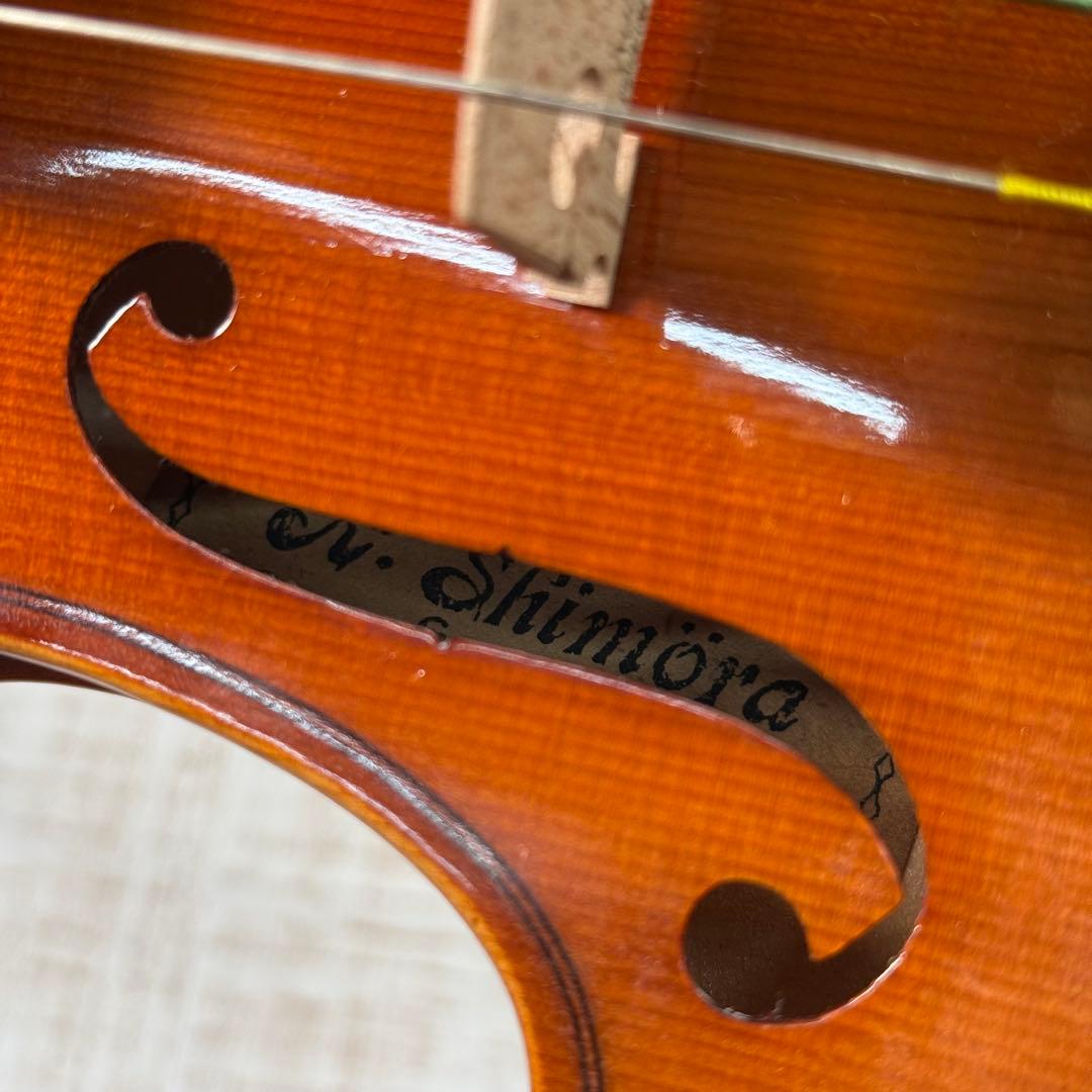 K.Shimora バイオリン No.90 4/4 1996年 ドイツ製 虎杢