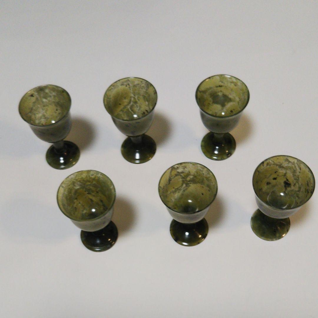 中国 翡翠水差し、高坏、お盆セット