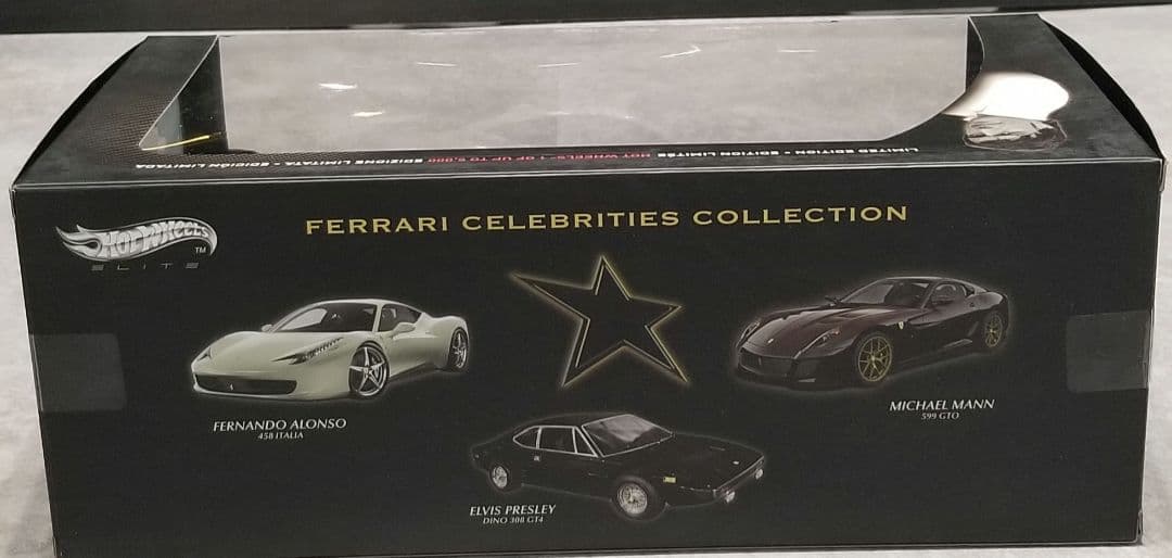 1/18 ホットウィール フェラーリ458イタリア　アロンソモデル限定5000