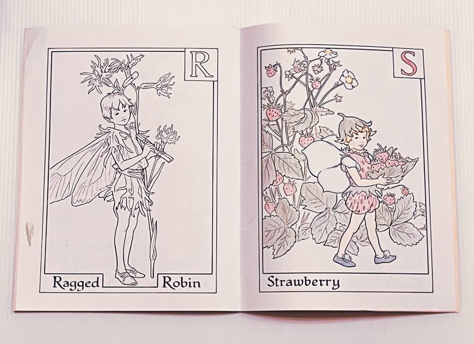 Cicely Mary Barker　塗り絵本　妖精　花　希少　レア