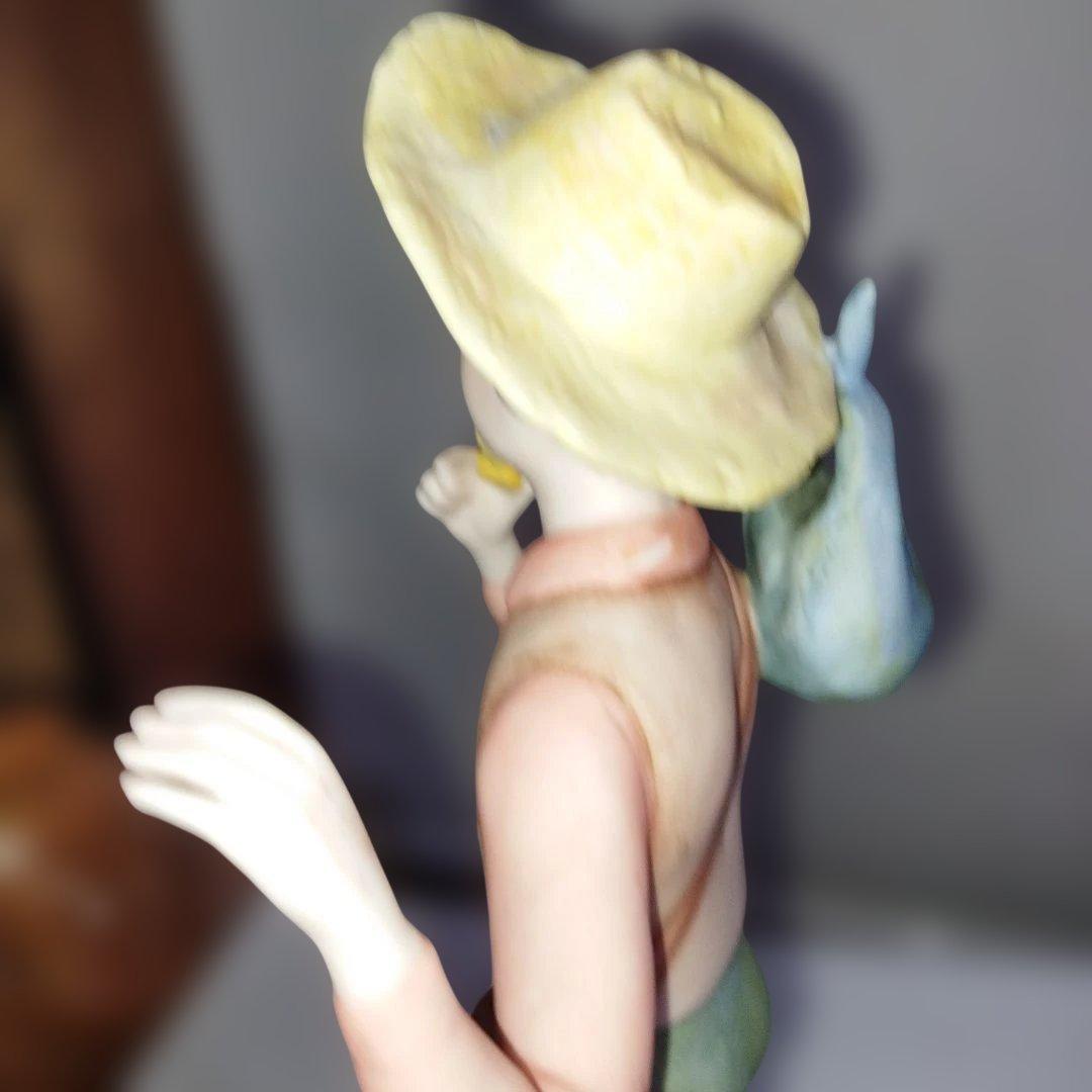 陶器製少年像 約25cm