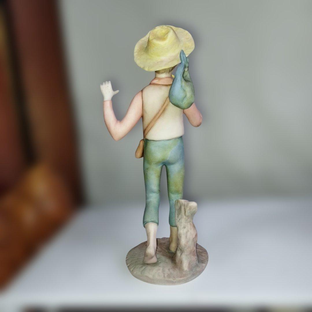 陶器製少年像 約25cm