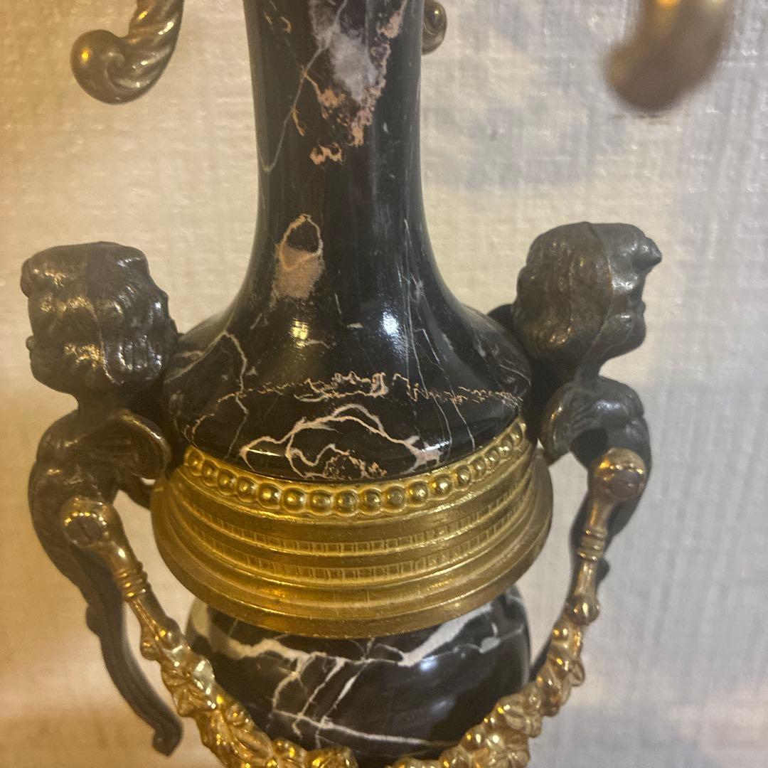 アンティーク イタリア製 7灯 キャンドルスタンド 蝋立て 燭台 曲がり有