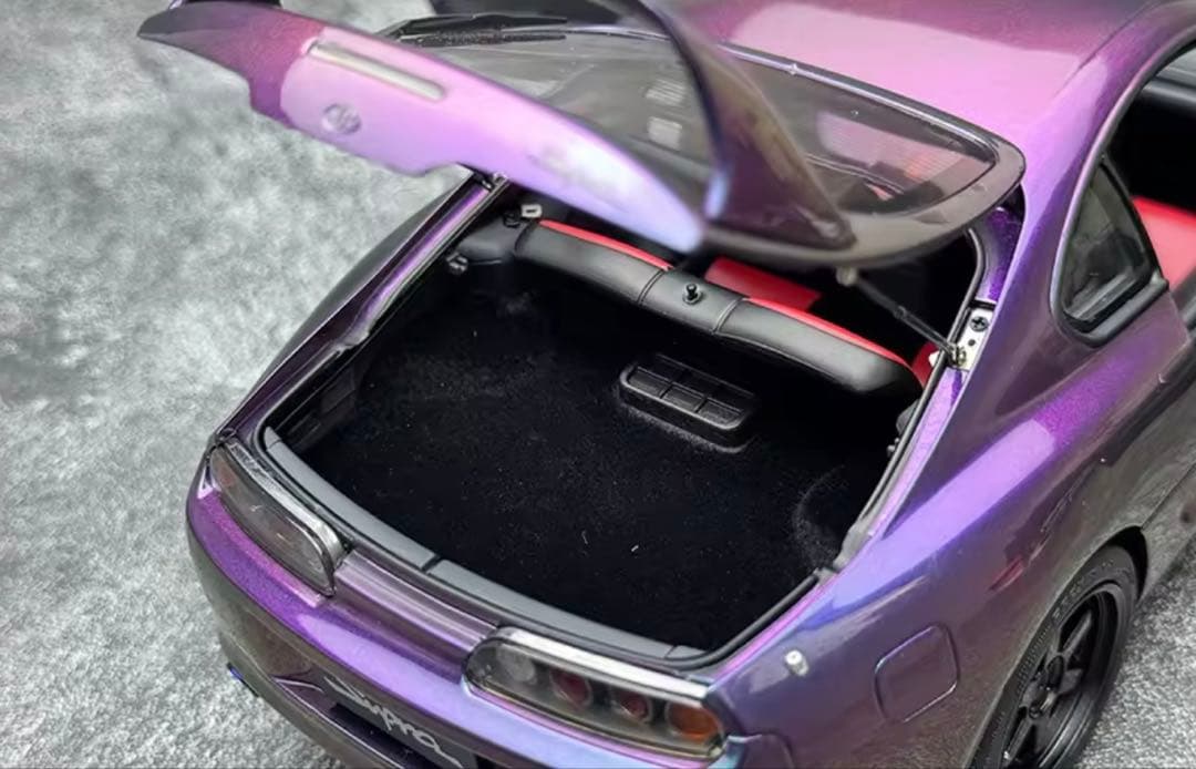 Toyota Supra A80WhelArt Purple 1:18 ミニカー