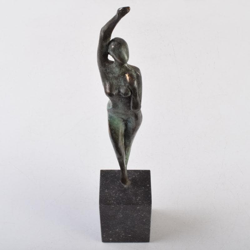 ブロンズ像　裸婦像　女性像　置物　約1.2kg　C　9070