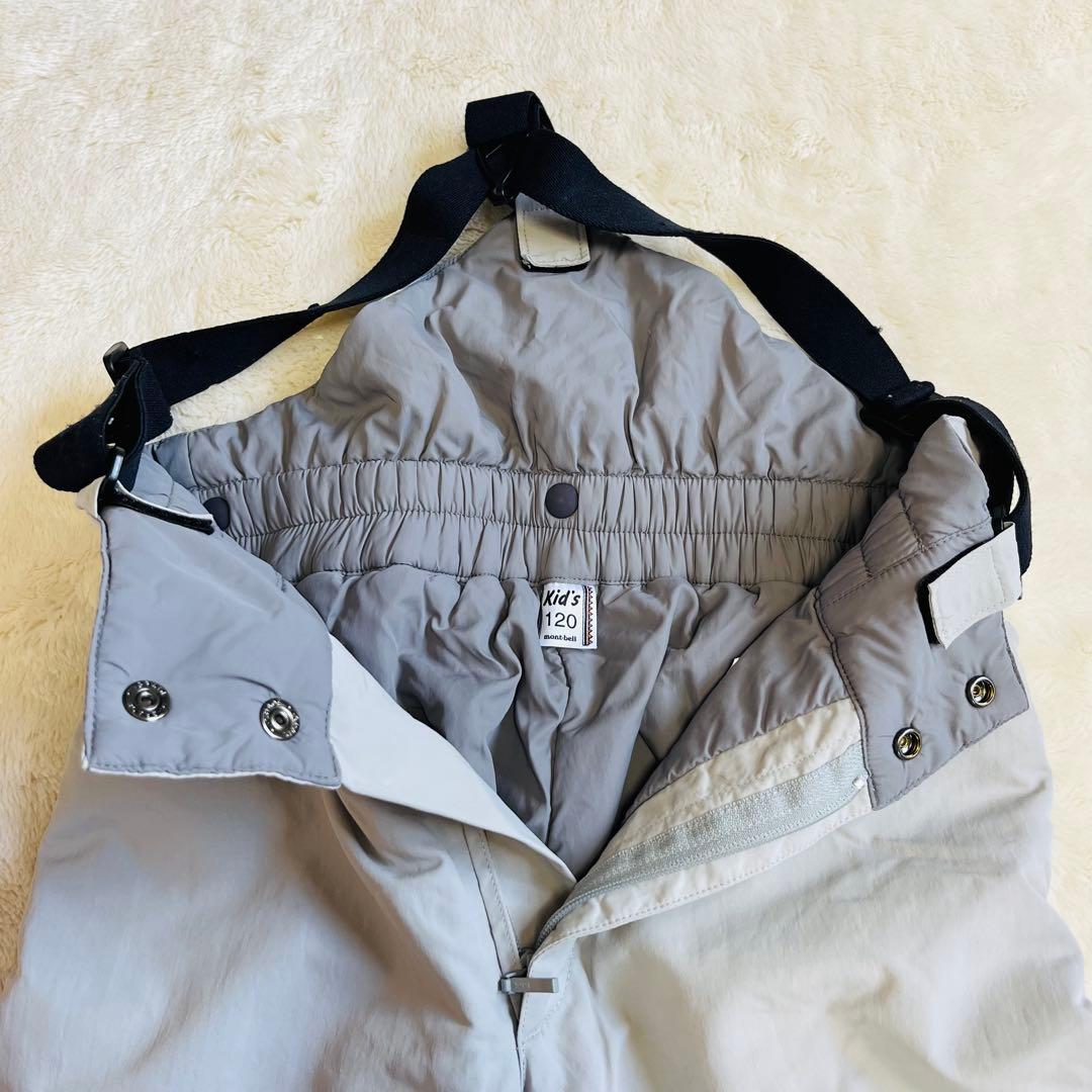 【美品✨】モンベル　mont-bell スキーウェア上下セット130 120 赤